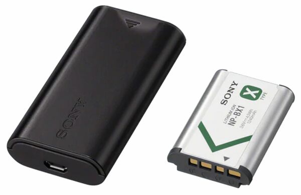 Sony ACC-TRDCX Zubehör Kit USB-Reiseladegerät und Akku 