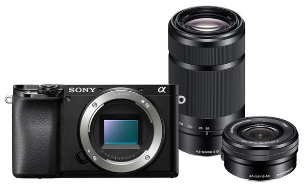 Sony Alpha 6100 (ILCE-6100) + SEL 16-50mm PZ OSS + SEL 55-210mm OSS 