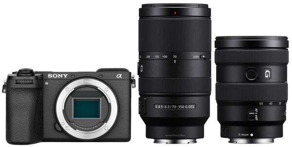 Sony Alpha 6700 (ILCE-6700) + SEL 16-55mm f/2,8 + SEL 70-350mm 