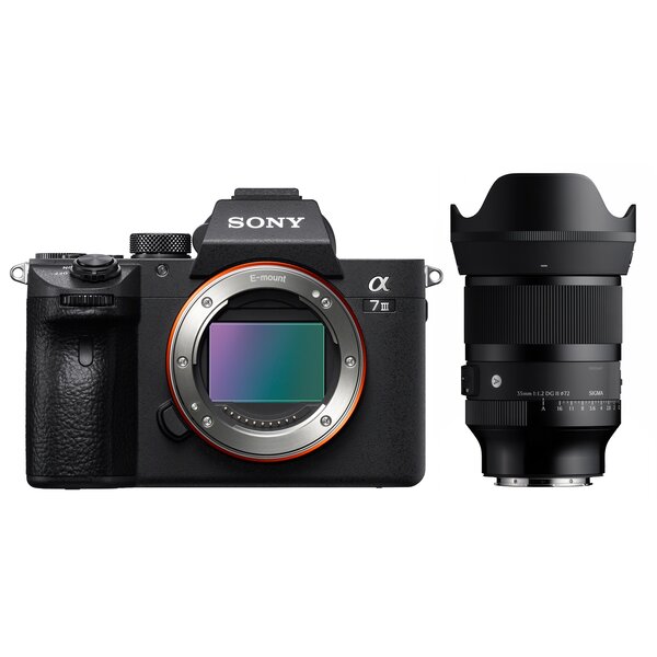 Sony Alpha 7 III (ILCE-7M3) Gehäuse + Sigma AF 35mm f/1.2 DG II Art 