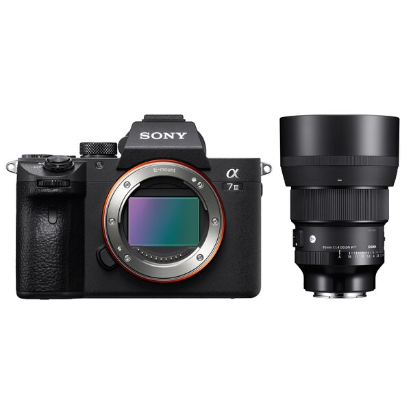 Sony Alpha 7 III (ILCE-7M3) Gehäuse + Sigma AF 85mm f/1,4 DG DN ART 