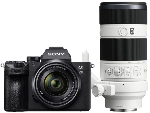 Sony Alpha 7 III (ILCE-7M3) + SEL 28-70mm + SEL 70-200mm f/4,0 OSS G 