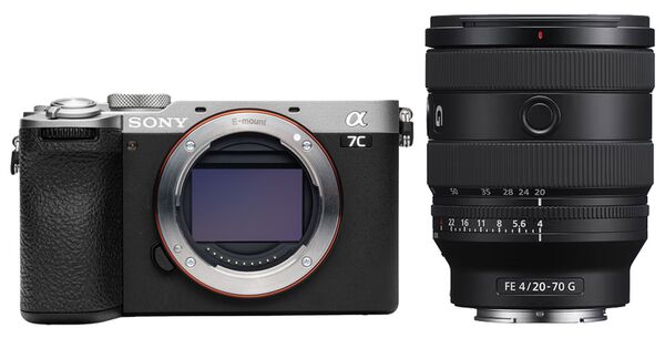 Sony Alpha 7C II (ILCE-7CM2) + 20-70mm f/4.0 G  silber
