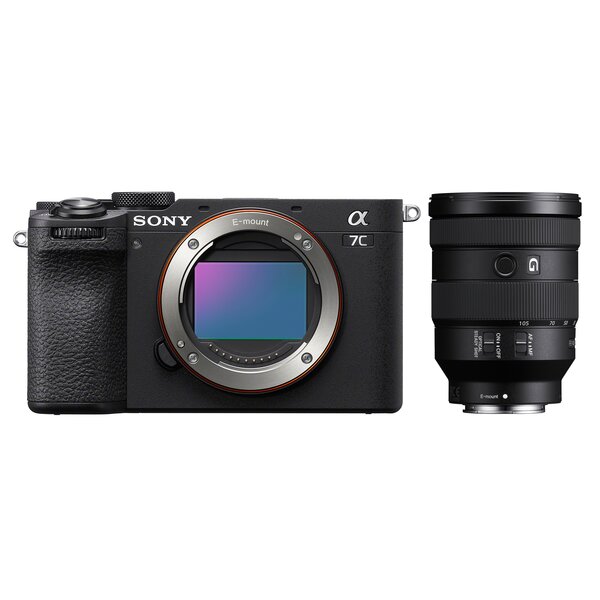 Sony Alpha 7C II (ILCE-7CM2) Gehäuse + SEL 24-105mm f/4,0 G OSS  schwarz