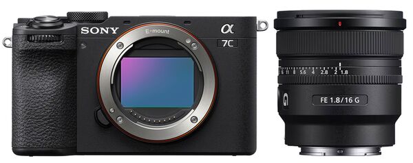 Sony Alpha 7C II (ILCE-7CM2) + SEL 16mm f/1.8 G  schwarz