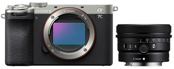 Sony Alpha 7C II (ILCE-7CM2) + SEL 24mm f/2,8 G  Silber