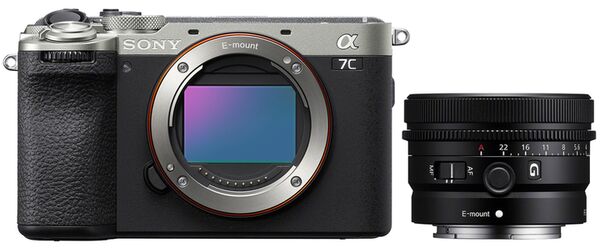 Sony Alpha 7C II (ILCE-7CM2) + SEL 50mm f/2,5 G  Silber
