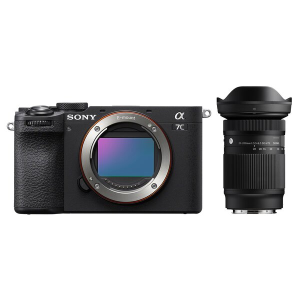 Sony Alpha 7C II (ILCE-7CM2) + Sigma AF 20-200mm DG Contemporary  schwarz