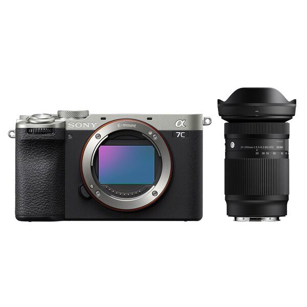 Sony Alpha 7C II (ILCE-7CM2) + Sigma AF 20-200mm DG Contemporary  silber