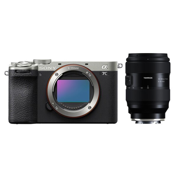 Sony Alpha 7C II (ILCE-7CM2) + Tamron 35-100mm f/2,8 Di III VXD  silber