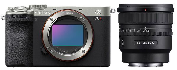 Sony Alpha 7C R (ILCE-7CR) + SEL 16mm f/1.8 G  silber