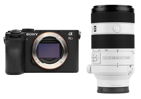 Sony Alpha 7C R (ILCE-7CR) + SEL 70-200mm f/4,0 OSS G II  schwarz