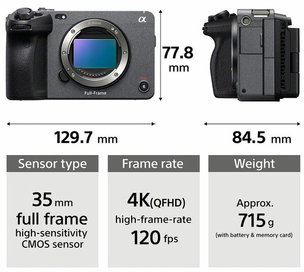 Sony Alpha FX3 Cinema Line (ILME-FX3) 