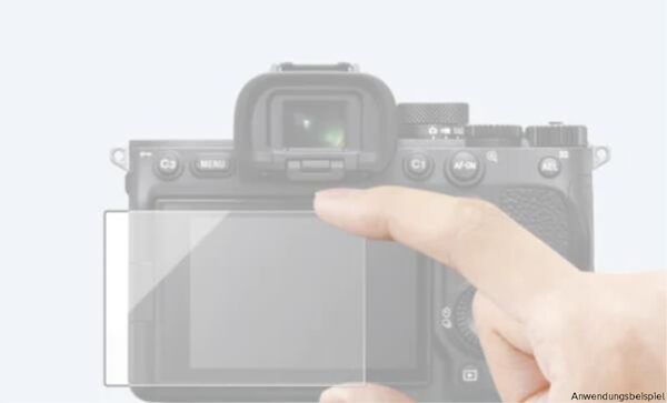 Sony PCK-LG3 Glasschutzfolie Alpha 7r V 