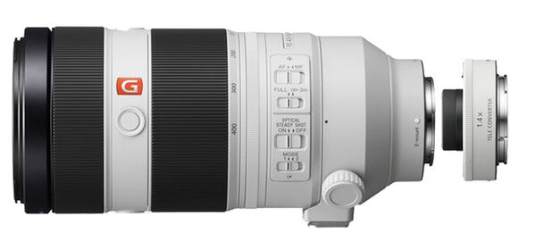 Sony SEL 100-400mm f/4,5-5,6 GM OSS + Telekonverter SEL-14TC 1.4x  Sony FE-Mount