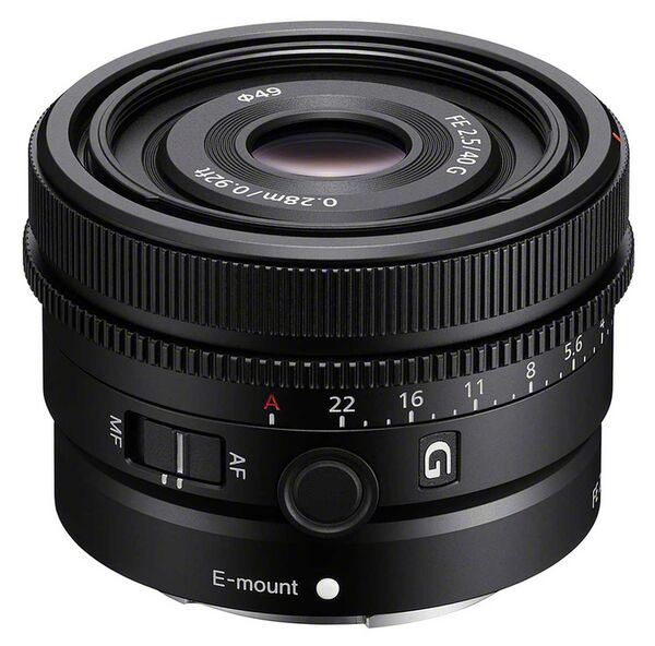 Sony SEL 40mm f/2,5 G  Sony FE-Mount