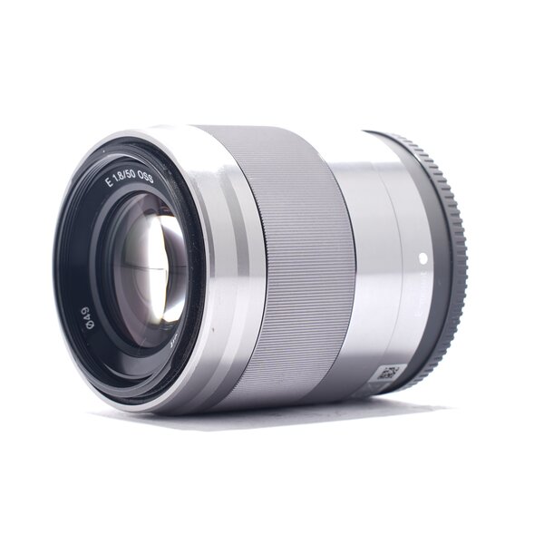 Sony SEL 50mm f/1,8 OSS - silber - Second Hand -   Sony E-Mount