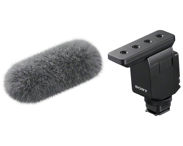 Sony Shotgun Mikrofon ECM-B10 (Kompakt, Kabellos, Batterielos) 