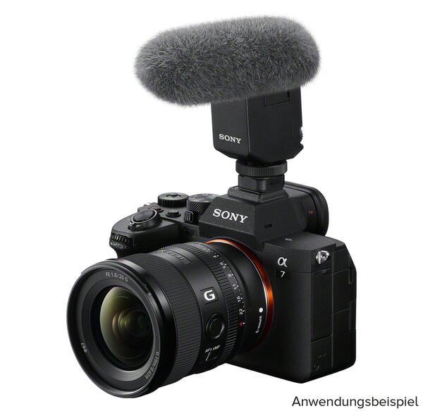 Sony Shotgun Mikrofon ECM-B10 (Kompakt, Kabellos, Batterielos) 