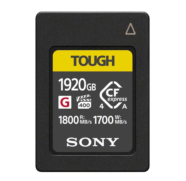 Sony Tough CFexpress Karte Typ A G 1800 MB/S / W 1700 MB/S  1920 GB