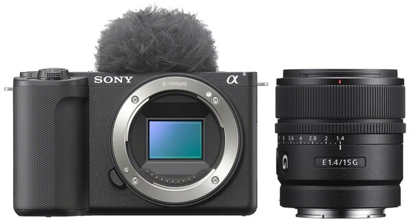 Sony Vlog-Kamera Alpha ZV-E10 II + SEL 15mm f/1.4 G 