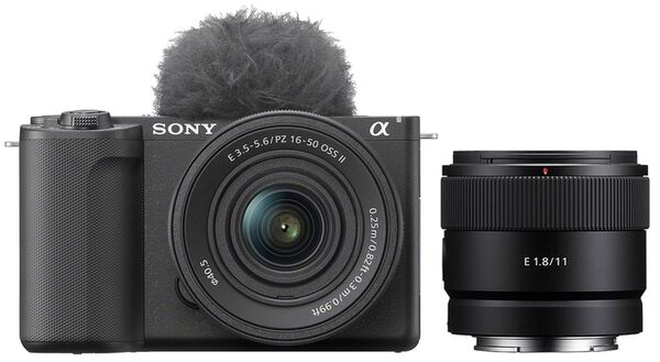 Sony Vlog-Kamera Alpha ZV-E10 II + SEL 16-50mm PZ OSS II + SEL 11mm f/1.8 