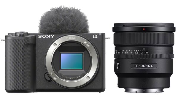 Sony Vlog-Kamera Alpha ZV-E10 II + SEL 16mm f/1.8 G 
