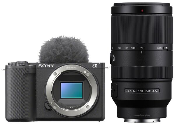 Sony Vlog-Kamera Alpha ZV-E10 II + SEL 70-350mm f/4,5-6,3 G OSS 