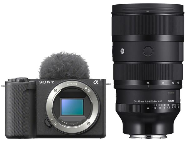 Sony Vlog-Kamera Alpha ZV-E10 II + Sigma AF 28-45mm f/1.8 DG DN ART 