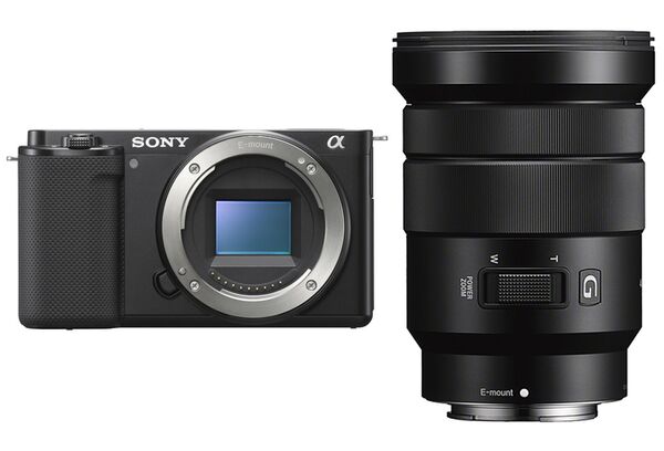 Sony Vlog-Kamera Alpha ZV-E10 + SEL 18-105mm f/4,0 OSS PZ 