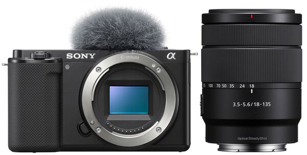Sony Vlog-Kamera Alpha ZV-E10 + SEL 18-135mm f/3,5-5,6 OSS 