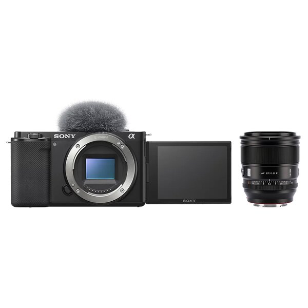 Sony Vlog-Kamera Alpha ZV-E10 + Viltrox AF 27mm f/1.2 PRO 