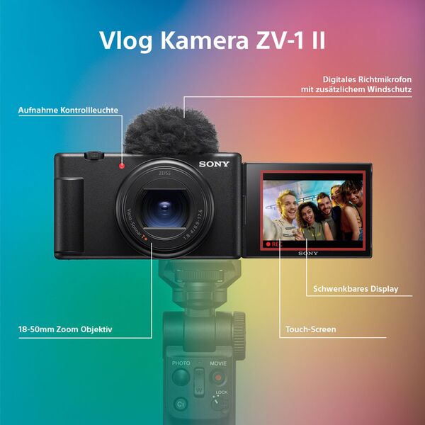 Sony Vlog-Kamera ZV-1 II 