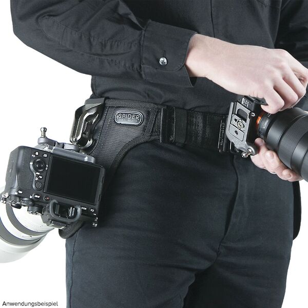 SPIDER HOLSTER Mirrorless Dual Camera System v2 Hüft-Tragesystem für zwei spiegellose Systemkameras 