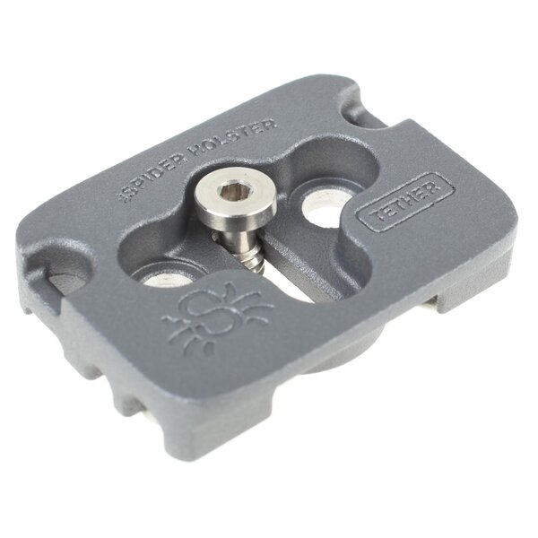 SPIDER HOLSTER Tether Cable Plate Arca-kompatible Kameraplatte mit integrierter Kabelführung zur Zugentlastung 