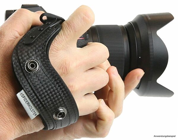 SpiderPro Hand Strap v2 Handschlaufe  Graphite (Lederfrei)