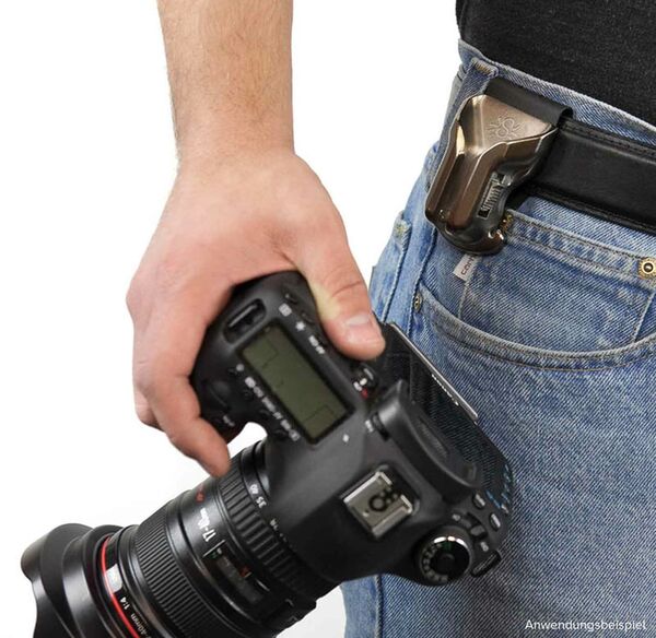 SpiderPro Holster Set V2 Hüft-Tragesystem mit Holster, Kameraplatte und Pin für eine professionelle DSLR-Kamera 