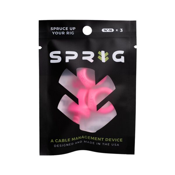 Sprig 3er Pack (3/8 -16) Kabel- Management  Pink
