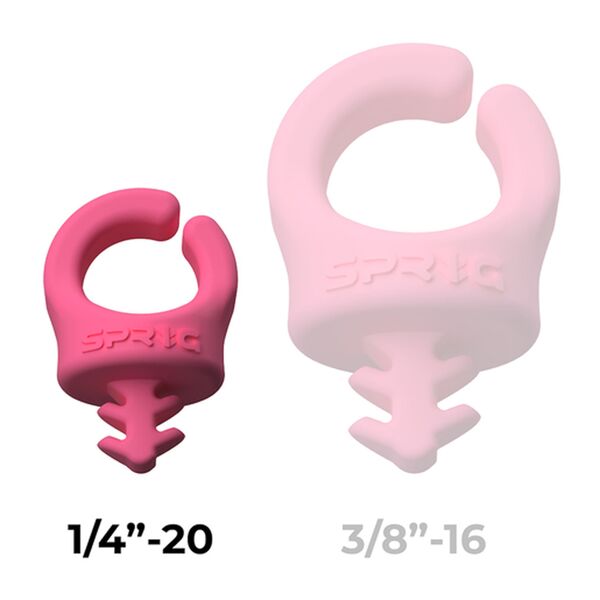 Sprig 6er Pack (1/4 -20) Kabel- Management  Pink