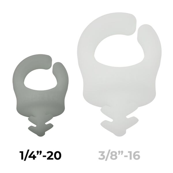 Sprig 6erPack  (1/4 -20) Kabel-Management  Glow-in-the-Dark