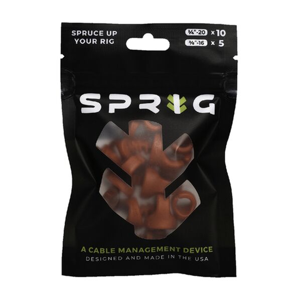 Sprig Value Pack (10x1/4 +5x3/8 ) Kabel-Management  Red