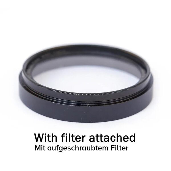 Squarehood Adapter Ring (X100VI)  glatt Schwarz