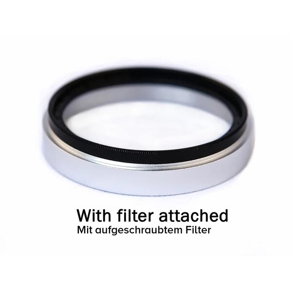 Squarehood Adapter Ring (X100VI)  glatt Silber