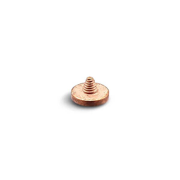 Squarehood Auslöseknopf Soft Mini  gehämmert Copper