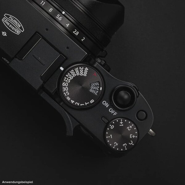 Squarehood Auslöseknopf Soft Mini  glatt Schwarz