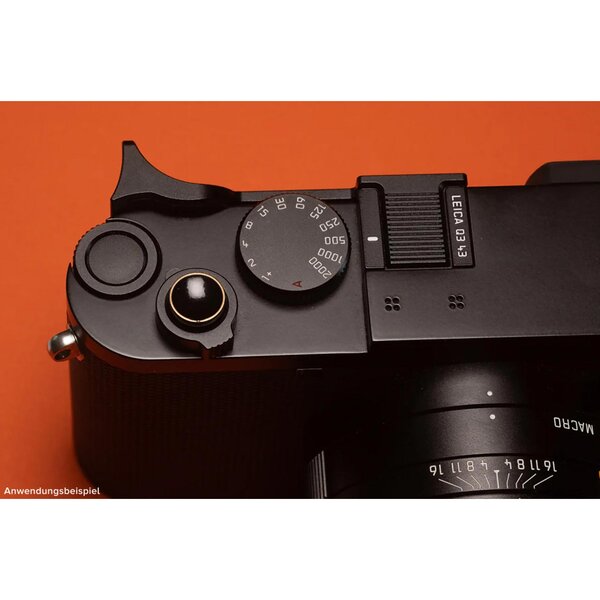 Squarehood Daumenauflage Q3 43  Messing / Schwarz