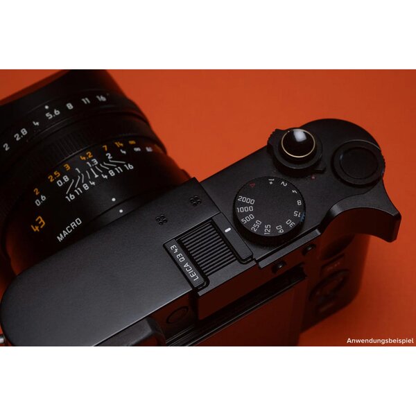 Squarehood Daumenauflage Q3 43  Schwarz / Aluminium