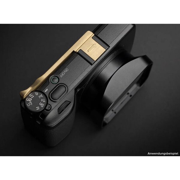 Squarehood Daumenauflage Ricoh GR IV  Messing