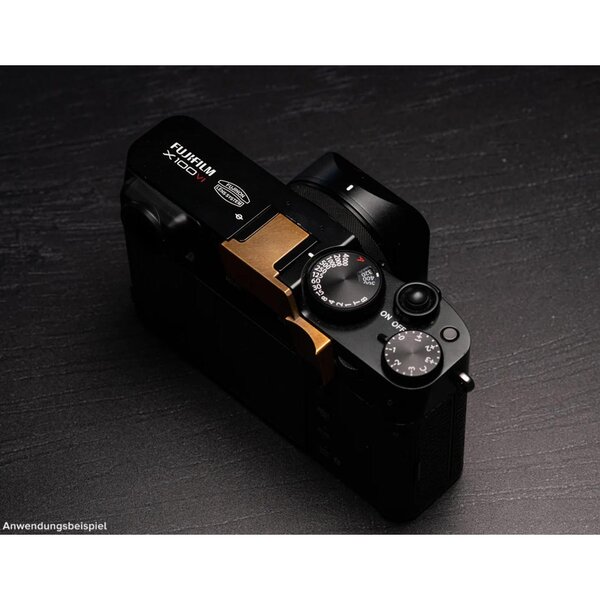 Squarehood Daumenauflage - X100VI  glatt Messing