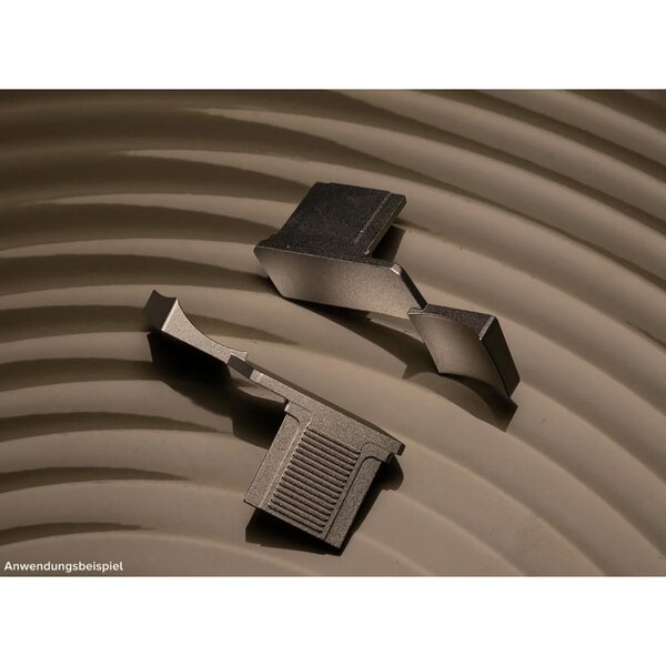 Squarehood Daumenauflage - X100VI  glatt Silber